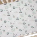 Lambs & Ivy Baby Yoda/The Child/Grogu Fitted Crib Sheet