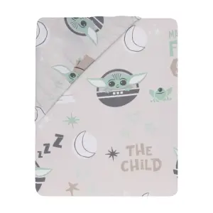 Lambs & Ivy Baby Yoda/The Child/Grogu Fitted Crib Sheet