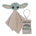 Lambs & Ivy Star Wars Cozy Friends The Child/Baby Yoda Lovey & Door Pillow Gift Set