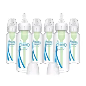 Dr. Brown's 6-Pack 8 fl oz Options+ Narrow Anti-Colic Baby Bottle