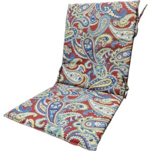 StyleWell 19.5 in. x 42 in. Reversible Chili Paisley Universal Sling Chair Cushion (TL25831312211HD)