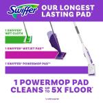 Swiffer Power Mop Starter Kit (Includes 1 Power Mop, 2 Pads, Cleaning Solution, and Batteries) (003077207241)