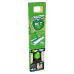 Swiffer Sweeper Pet 2-in-1 Multi-Surface Floor Cleaner, Dry and Wet Sweeping and Mopping Starter Kit (1 Sweeper Mop, 6 Pads) (003077211064)