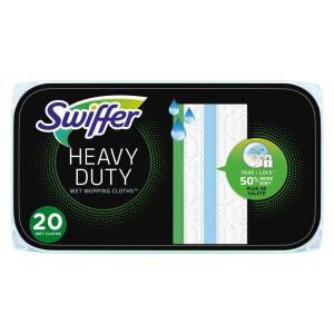 Swiffer Sweeper Wet Refills (20-Count) - Heavy Duty Open Window Fresh Scent (003700076472)