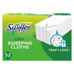 Swiffer Sweeper Dry Cloth Refills for Duster Floor Mop, Multi-Surface, Unscented, 52-Count (003700081216)