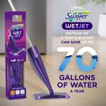 Swiffer WetJet Starter Kit (1 WetJet Mop, 5 Pads, Cleaning Solution, and Batteries) (003700092810)