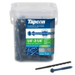 Tapcon1/4 in. x 2-1/4 in. Hex-Washer-Head Concrete Anchors (225-Pack) (24525)