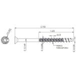 Tapcon3/16 in. x 2-3/4 in. Star Flat-Head Concrete Anchors (75-Pack) (28365)