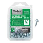 Teks#10 x 3/4 in. External Hex Flange Hex-Head Self-Drilling Screws (150-Pack) (21320)