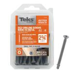 Teks12 2-3/4 in. Phillips Flat-Head Self-Drilling Screws (40-Pack) (21384)