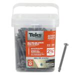 Teks12 x 2-3/4 in. Plymetal Zinc-Plated Steel Flat-Head Phillips Self-Tapping Screws with Wings (200-Pack) (21386)