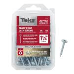 Teks8 x 1-1/4 in. Phillips Truss Head Sharp Point Lath Screws (140-Pack) (21512)