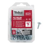 Teks8 x 3/4 in. Philips Truss Head Drill Point Lath Screws (200-Pack) (21524)