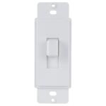 Commercial Electric1-Gang Toggle Cover-up Plastic Wall Plate Adapter, White (Textured/Paintable Finish) - PPAW-T