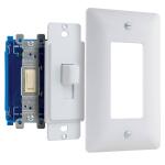 Commercial Electric1-Gang Toggle Cover-up Plastic Wall Plate Adapter, White (Textured/Paintable Finish) - PPAW-T