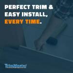 TrimMasterTextured White 3/8 in. x 98-1/2 in. Aluminum L-Shaped Tile Edging Trim (H8702TW98)