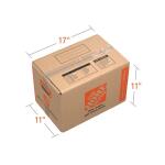 The Home Depot17 in. L x 11 in. W x 11 in. D Heavy-Duty Small Moving Box with Handles (HDSBX)