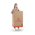 The Home Depot20 in. L x 20 in. W x 34 in. D Wardrobe Moving Box (PPRWRDBOX)