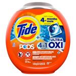 Tide 4 in 1 Ultra Oxi Laundry Detergent Pods (57 Count) (003077209164)