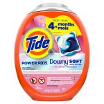 Tide Laundry Detergent Pods with Downy April Fresh Scent, 2-in-1 Power (45-Count) (003077211806)