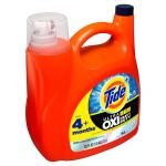 Tide Ultra Oxi Plus Heavy-Duty Liquid Laundry Detergent, Original Scent, 132 fl. oz. (94 Loads) (003077212904)