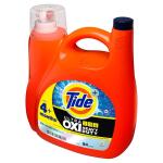 Tide Ultra Oxi Plus Heavy-Duty Liquid Laundry Detergent, Original Scent, 132 fl. oz. (94 Loads) (003077212904)