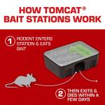 TOMCAT 4 Pre-Filled Ready-To-Use Animal Bait Stations, Mouse Killer, Child Resistant, Disposable Station(037161005)