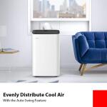 Toshiba6,000 BTU (10,000 BTU ASHRAE) 115-Volt Smart Wi-Fi Portable Air Conditioner for upto 250 sq. ft. (PX0611CWRU)