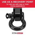 TowSmart 2 in. Receiver Mount Tow Ring - 8,000 lb. Capacity (727)