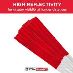 TowSmart18 in. Red Reflective Strips (4-Pack) (1419)