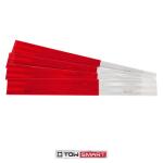 TowSmart18 in. Red Reflective Strips (4-Pack) (1419)