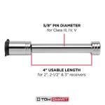 TowSmart Class 5 5/8 in. Barrel Style Receiver Lock 4 in. Span fits 2 in., 2-1/2 in. and 3 in. Receivers (7279)