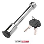 TowSmartClass 5 5/8 in. Barrel Style Receiver Lock 4 in. Span fits 2 in., 2-1/2 in. and 3 in. Receivers (7279)