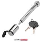 TowSmartClass 5 5/8 in. Barrel Style Receiver Lock 4 in. Span fits 2 in., 2-1/2 in. and 3 in. Receivers (7279)