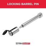 TowSmart Class 5 5/8 in. Barrel Style Receiver Lock 4 in. Span fits 2 in., 2-1/2 in. and 3 in. Receivers (7279)