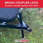 TowSmartBrass Coupler Lock (732)