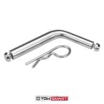 TowSmartSteel Boomerang Hitch Pin - Fits 1/2 in. and 5/8 in. Receivers (740M)