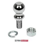 TowSmartClass 3 5,000 lb. 2 in. Ball Diameter, 1 in. Shank Diameter, 2 in. Shank Length Chrome Trailer Hitch Ball (713)