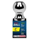 TowSmartClass 3 5,000 lb. 2 in. Ball Diameter, 1 in. Shank Diameter, 2 in. Shank Length Chrome Trailer Hitch Ball (713)