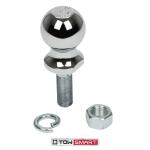 TowSmartClass 2 3,500 lb. 2 in. Ball Diameter, 3/4 in. Shank Diameter, 2-3/8 in. Shank Length Chrome Trailer Hitch Ball (718)