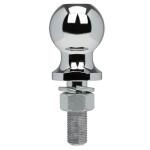 TowSmartClass 2 3,500 lb. 2 in. Ball Diameter, 3/4 in. Shank Diameter, 2-3/8 in. Shank Length Chrome Trailer Hitch Ball (718)