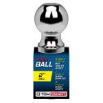 TowSmart Class 3 5,000 lb. 2 in. Ball Diameter, 1 in. Shank Diameter, 3 in. Shank Length Chrome Trailer Hitch Ball (765)