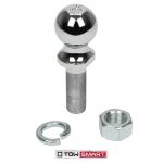 TowSmart Class 3 5,000 lb. 2 in. Ball Diameter, 1 in. Shank Diameter, 3 in. Shank Length Chrome Trailer Hitch Ball (765)