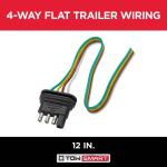 TowSmart12 in., 4-Way Flat Trailer Wiring Connector (1441)