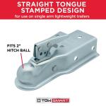 TowSmartClass 2, 2 in. Ball Coupler with 2-1/2 in. to 3 in. Adjustable Collars (773)