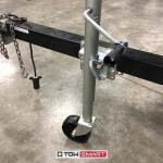 TowSmart1,000 lbs. Capacity 10 in. Lift Side Wind Swing Down Bolt On Trailer Jack (7286)