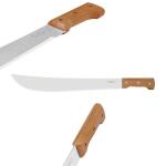 TramontinaMachete with Carbon Steel Blade and Wood Handle with Nylon Sheath (18-inch)