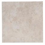 TrafficMasterTravertine Beige 4 MIL x 12 in. W x 12 in. L Peel and Stick Water Resistant Vinyl Tile Flooring (30 sqft/case) (SS2380)