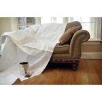 TRIMACO Double Guard 10 ft. x 4 ft. White Non-Woven Dropcloth (02602/HD)