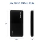 Tzumi 10,000 mAh Slim Pro Pocket Juice Portable Power Bank (7526HD)